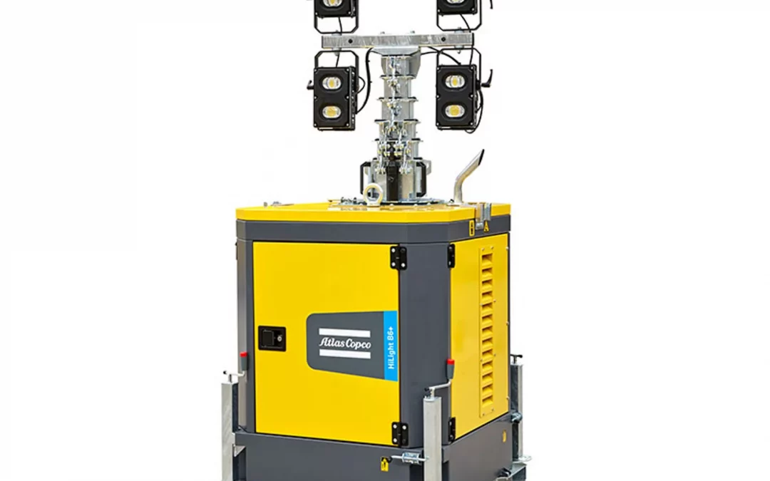 LED-Lichtmast Atlas Copco HiLight B6+